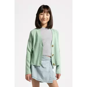 Coccodrillo cardigan culoarea turcoaz, light, HOLIDAY SPLASH GIRL JUNIOR imagine