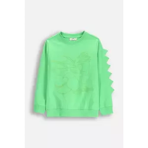 Coccodrillo hanorac de bumbac culoarea verde, cu imprimeu, DRAGONS BOY KIDS imagine