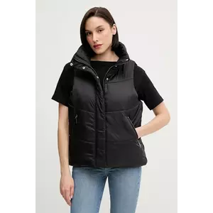 Sisley vestă culoarea negru, de iarna, 6G6HW800N imagine