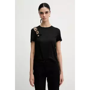 Sisley tricou culoarea negru, 3W6HL107N imagine