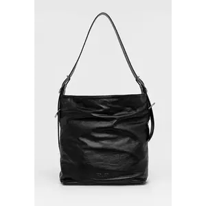 ZADIG&VOLTAIRE geantă din piele culoarea negru LWBA03856 imagine