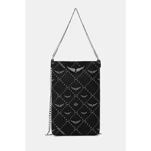 ZADIG&VOLTAIRE carcasă de telefon cu portofel culoarea negru LWSG03647 imagine