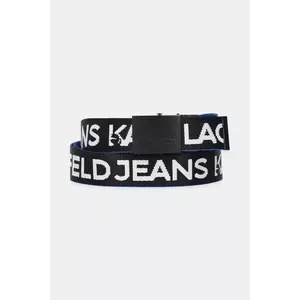 Karl Lagerfeld Jeans curea cu două fețe culoarea verde, A1M33131 imagine