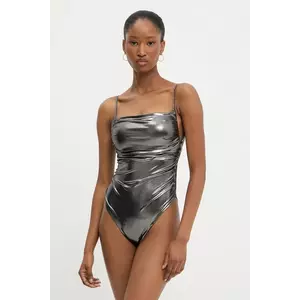 Answear Lab costum de baie culoarea negru, cupa usor rigidizata imagine