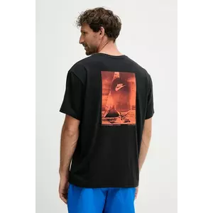 Nike tricou de înot culoarea negru, NESSF522 imagine