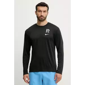 Nike longsleeve de trening culoarea negru, NESSF474 imagine