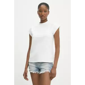 Answear Lab tricou culoarea alb imagine