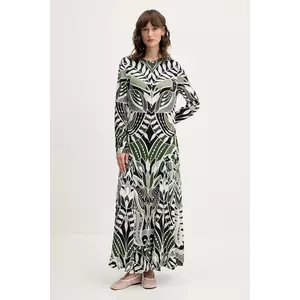 Farm Rio rochie culoarea verde, maxi, evazată, 338655 imagine