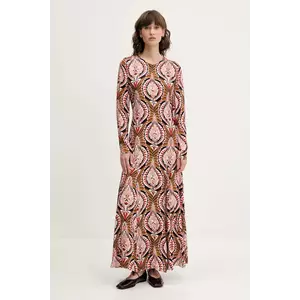Farm Rio rochie culoarea maro, maxi, dreaptă, 338652 imagine