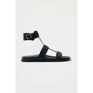 Alohas sandale de piele Clarisa culoarea negru, S100833-01 imagine