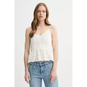 Levi's bluză din bumbac CORA SL BLOUSE culoarea bej, uni, 001SI imagine