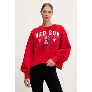 Nike bluză Boston Red Sox culoarea rosu, cu imprimeu, 01D7-163N-BQ-H3K imagine