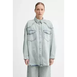 Gestuz cămașă din denim cu guler clasic, relaxed, 10910164 imagine