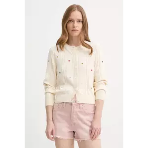 Levi's cardigan din bumbac MARAIS CARDIGAN culoarea bej, light, 0012Q imagine