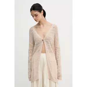 Sisley cardigan culoarea bej, light, 106CM602K imagine