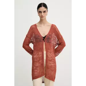 Sisley cardigan culoarea portocaliu, light, 106CM602K imagine