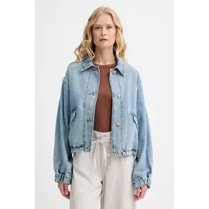 Levi's geacă din denim JANIS UTILITY JACKET de tranzitie, 001FV imagine