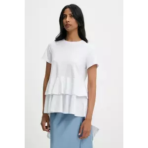 Answear Lab tricou culoarea alb imagine
