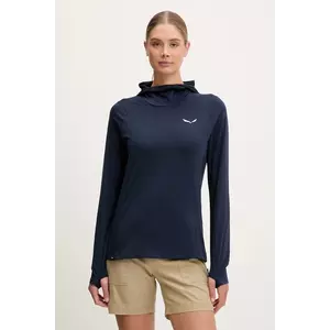 Salewa longsleeve sport Puez Sun culoarea bleumarin, cu turtleneck, 00.0000029099 imagine