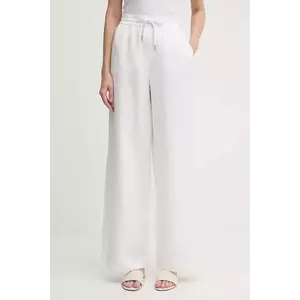 Marc Aurel pantaloni culoarea alb, lat, high waist, 1688-1000-93438 imagine