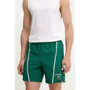 adidas Performance pantaloni scurți de antrenament Designed for Training culoarea verde, JI6348 imagine