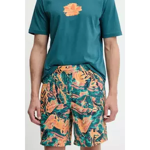 adidas Originals pantaloni scurți Floral Short culoarea portocaliu, KB8370 imagine