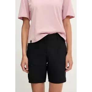 Rossignol pantaloni scurți outdoor LYCIAN culoarea negru, uni, high waist, RLNWP17 imagine