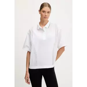 Lacoste tricou polo culoarea alb, CF0060 imagine