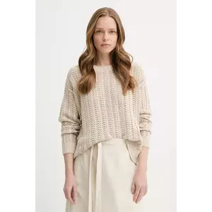 Levi's pulover din amestec de in SUNRISE CROCHET SWEATER culoarea bej, light, 0013A imagine