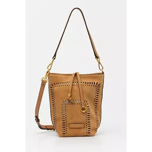 Gianni Chiarini geantă de mana din piele intoarsa VANESSA culoarea maro, BS.11395.CMLSR imagine