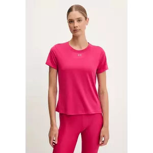 Under Armour tricou de alergare culoarea roz, 1389606 imagine