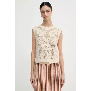 Pedro del Hierro top culoarea bej, 5509063 imagine