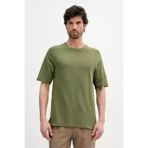 United Colors of Benetton tricou de in culoarea verde, uni, 3UTFU10A5 imagine