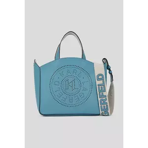 Karl Lagerfeld poșetă de piele culoarea bej, A1W30058 imagine