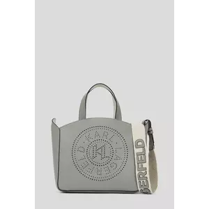 Karl Lagerfeld poșetă de piele culoarea bej, A1W30058 imagine