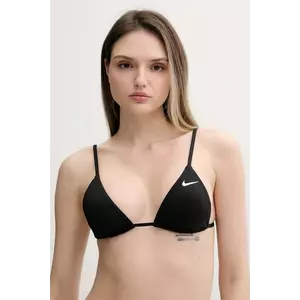 Nike sutien de baie culoarea negru, cupa usor rigidizata, NESSF239 imagine