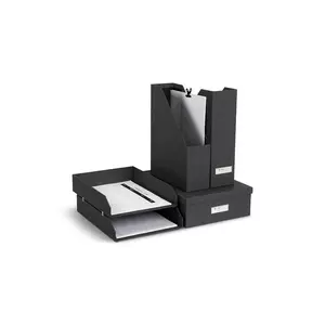 Bigso Box of Sweden organizer pentru documente 5-pack culoarea negru imagine