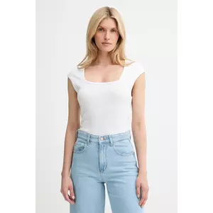 Answear Lab tricou din bumbac culoarea alb imagine
