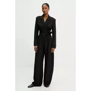 Answear Lab sacou și pantaloni culoarea negru imagine