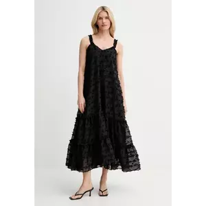 Answear Lab rochie culoarea negru, maxi, oversize imagine