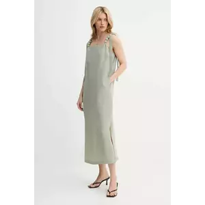Answear Lab rochie culoarea verde, midi, mulată imagine