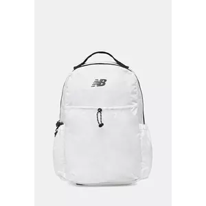 New Balance rucsac culoarea alb, mare, uni, LAB51900WT imagine