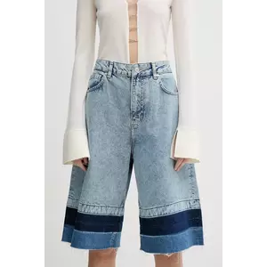 Moschino Jeans pantaloni scurți din denim cu imprimeu, high waist, 0312 3719 imagine