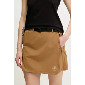 Mammut fustă sport Trekkers culoarea verde, mini, evazată, 1023-01100 imagine