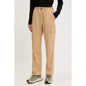 Columbia pantaloni de exterior Skien Valley culoarea bej, 2119143 imagine