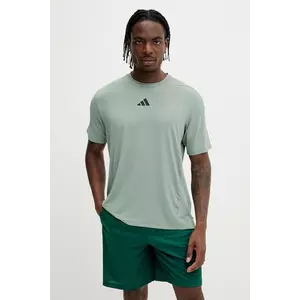 adidas Performance tricou de antrenament Designed for Training culoarea verde, uni, JI8187 imagine