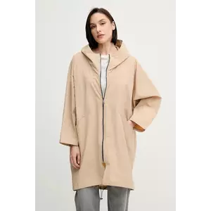 Sisley geacă culoarea bej, de tranzitie, oversize, 6G6HW800P imagine