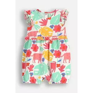 Coccodrillo salopete bebelusi din bumbac TROPICAL STORY GIRL NEWBORN imagine