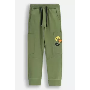 Coccodrillo pantaloni de trening culoarea verde, GAMER BOY KIDS imagine
