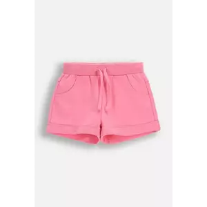Coccodrillo pantaloni scurți culoarea roz, uni, talie reglabila, EVERYDAY GIRL imagine